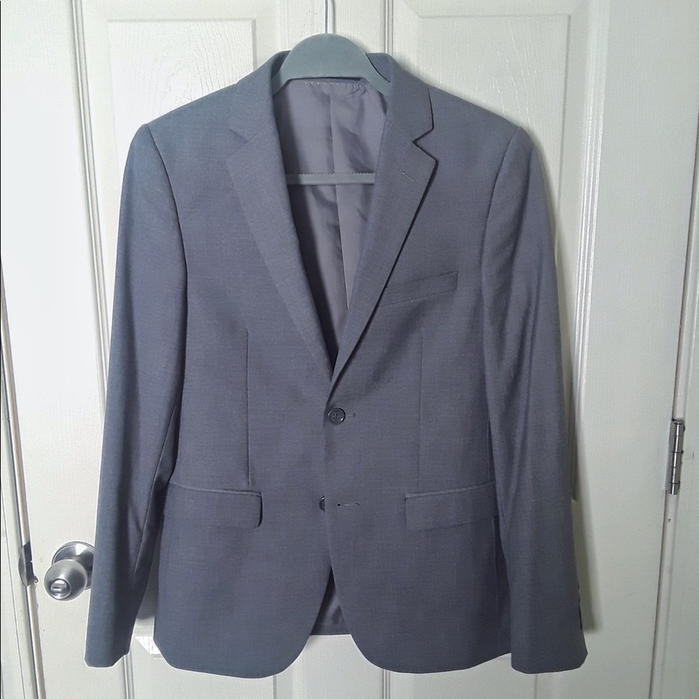 Fabio Fabrini Men’s two button grey suit jacket